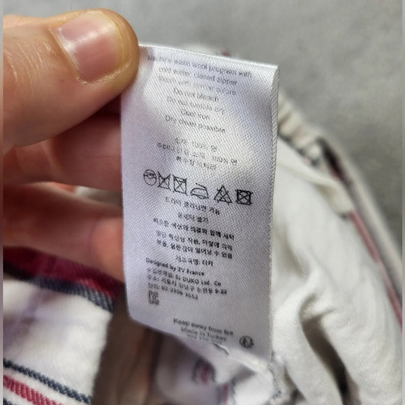 Zadig & Voltaire Paris Raye Nautical Striped Cropped Pants - Picture 8 of 13